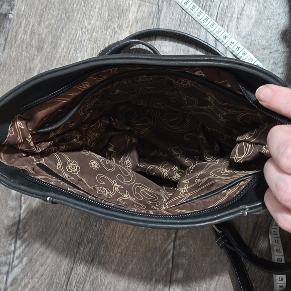 Montana West concealed handbag gray and black with studs - Picture 10 of 13